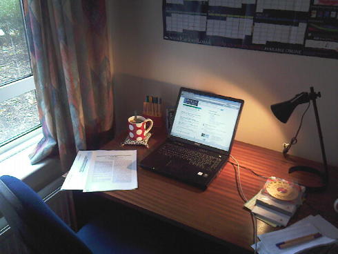 My desk at home - Butler Court My desk at home - Butler Court