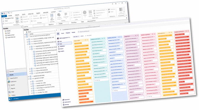 Qualitative data analysis: NVivo vs Dovetail